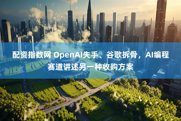 配资指数网 OpenAI失手、谷歌拆骨，AI编程赛道讲述另一种收购方案